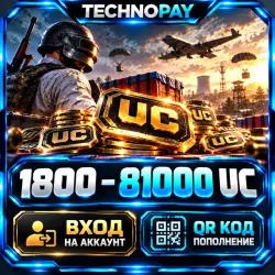 1800–81000 UC | Пополнение по входу — PUBG Mobile, лот №210207