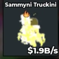 Rarest Only 37 Exist in the World Divine Sammyni Truckini 1… — Roblox, лот №239874