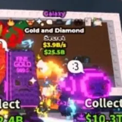 RESPONSE Galaxy Gold And Diamond $3,9B s ( Super Clean Trai… — Roblox, лот №239884