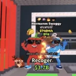 SWAGGY BROS - 740M s PODER MÁXIMO DÚO LEGENDARIO EXCLUSIVO … — Roblox, лот №239914