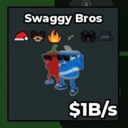 SWAGGY BROS [500 M s ] with Christmas trait , Reindeer trai… — Roblox, лот №239916