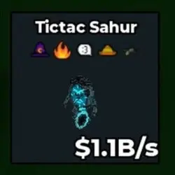 TICTAC SAHUR CYBER WITCH HAT 1.1BILL! 5 TRAIT 1 IMPOSSIBLE … — Roblox, лот №239926