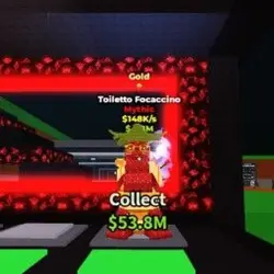 TOILETTO FOCACCINO GOLD STRAWBERRY 140K! 1 TRAIT OG - "STRA… — Roblox, лот №239928