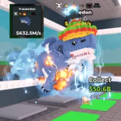 Tralaledon 632M s With Skeleton and 5 More Traits [ Clean a… — Roblox, лот №239930