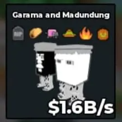 Yinyang Garama and Madundung 1.6B s With 2 Rare Trait Rip a… — Roblox, лот №239960