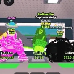 3.6B s bundle cerberus candy 1B s + capitano moby radioacti… — Roblox, лот №239965
