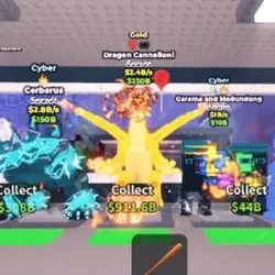 6.2B bundle dragon cannelloni gold 2.4B s + cerberus cyber … — Roblox, лот №239988