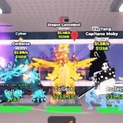 6.4B s bundles Dragon Cannelloni Gold 2.4B s + Cerberus Cyb… — Roblox, лот №239989