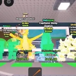6.5B bundle dragon cannelloni gold + cerberus divine + capi… — Roblox, лот №239990