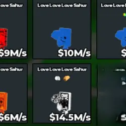 Bundles Love Love Love Sahur - Cursed, Yinyang, Rainbow, La… — Roblox, лот №240000