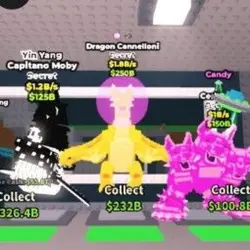 Dragon Cannelloni Gold + Cerberus Candy + Capitano Moby Yin… — Roblox, лот №240004