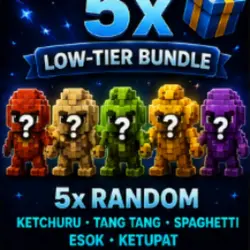 Random 5x Low - Tier Bundle 5x Random Ketchuru Tang Tang Sp… — Roblox, лот №240011