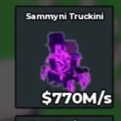 #CZ CRAZY RARE GALAXY SAMMYNI TRUCKINI 770M S ONLY 18 EXIST… — Roblox, лот №240017