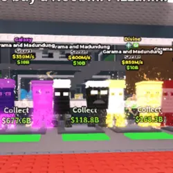 Garama Crystal Garama Galaxy Garama Phantom Garama Divine G… — Roblox, лот №240022