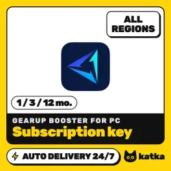 GearUP Booster PC key 1 / 3 / 12 months | Auto 24/7