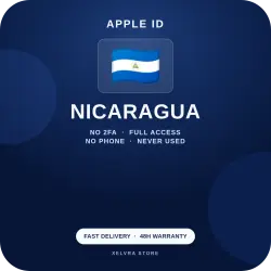 Аккаунт App Store и Apple ID: Apple ID Никарагуа | App Store iTunes | Без 2FA | | Полный …, лот №258023