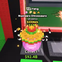 Инь-Янь Ядерный динозавр 330M/S | Steal a Brainrot — Roblox, лот №240039