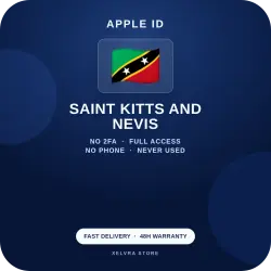 Аккаунт App Store и Apple ID: Apple ID Сент-Китс и Невис | App Store | Без 2FA | | Полный…, лот №258027