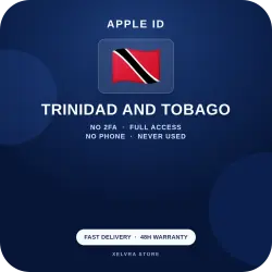Аккаунт App Store и Apple ID: Apple ID Тринидад и Тобаго | App Store | Без 2FA | | Полный…, лот №258030