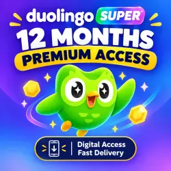 Duolingo Super 12 Months — Instant Activation, No Card Required! Offer Ends Soon!
