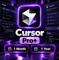 Cursor Pro+ — AI-powered coding subscription for your account.