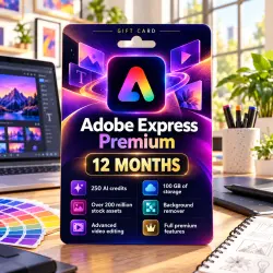 Adobe Express Premium 12 Months | Activation Link | 100 GB + AI Credits | INSTANT DELIVERY