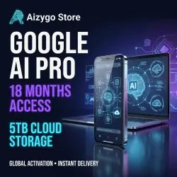 Google AI Pro (Gemini) — 18-Month Access + 5TB Cloud Storage | Global Activation Link