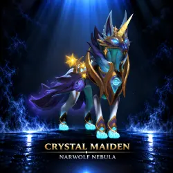 Crystal Maiden - Narwolf Nebula | Dota 2 | Подарком | Зима …, лот №254956