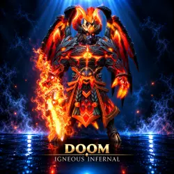 Doom - Igneous Infernal | Dota 2 | Подарком | "Павшая корон…, лот №254967