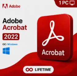Adobe Acrobat Pro DC 2022 — Lifetime License