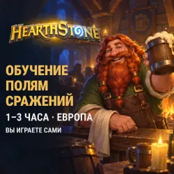 Hearthstone: обучение Полям сражений с тренером (Европа) · 1–3 часа