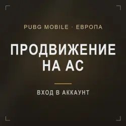 PUBG Mobile (Европа): матчи продвижения на Ас, лот №210238