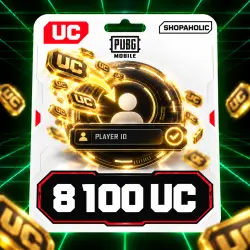 8 100 UC — PUBG MOBILE, лот №210244