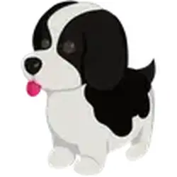 Black Springer Spaniel ADM Adopt Me — Roblox, лот №240545