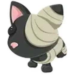 Halloween Black Mummy Cat ADM Adopt Me — Roblox, лот №242243