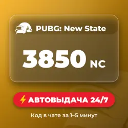 PUBG: New State 3850 NC Auto delivery 24/7