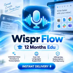 Wispr Flow 12 Months Edu | Полная