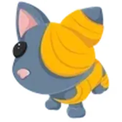 Halloween Golden Mummy Cat ADM Adopt Me — Roblox, лот №245456