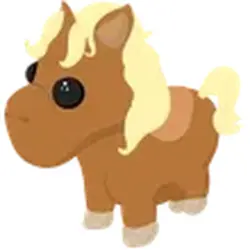 Shetland Pony Light Brown ADM Adopt Me — Roblox, лот №246166
