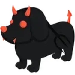 Halloween Evil Dachshund ADM Adopt Me — Roblox, лот №246435