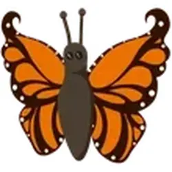 Orange Butterfly ADM Adopt Me — Roblox, лот №246454