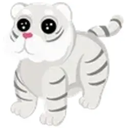 Lunar White Tiger ADM Adopt Me — Roblox, лот №247335