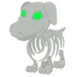 Halloween White Skeleton Dog ADM Adopt Me — Roblox, лот №247635