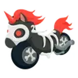 Halloween Black Ponycycle ADM Adopt Me — Roblox, лот №248477