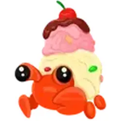 Ice Cream Hermit Crab ADM Adopt Me — Roblox, лот №248911