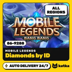 Mobile Legends: Bang Bang (MLBB) Global (not RU) 86–9288 Diamonds — top-up by ID | AUTO 24/7