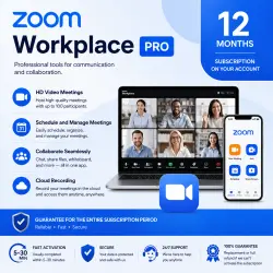 Zoom Workplace Pro Subscription – 12 Months on Your Account