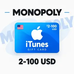 Подарочная карта Apple iTunes 2-100 USD (USA) — App Store и Apple ID, лот №258070