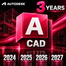 Autodesk AutoCAD 2024-2027 | 1-3 Year Licenses | Windows + Cloud Access | Full Access