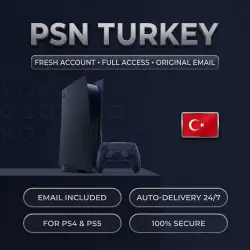 PSN ACCOUNT TURKEY | Fresh Account | Full Access + Email